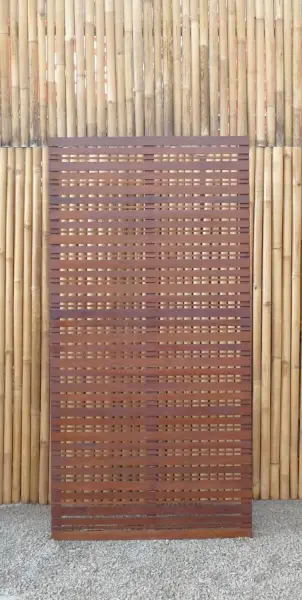 Artikelbild 8 des Artikels “Gartenzaun Koh Samui 90 x 180 cm aus Hartholz Merbau “